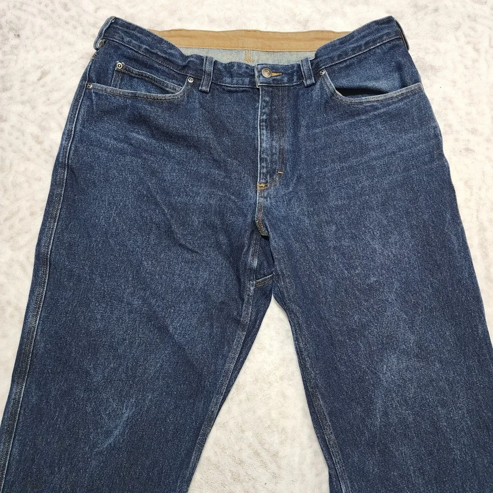 Duluth Trading Company Men's 38x30 Ballroom Relaxed Fit Jeans Straight Leg Denim